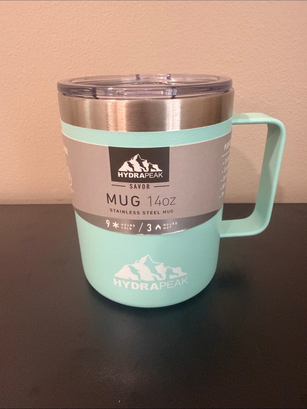 New Hydrapeak Savor Mug 14OZ Aqua Teal